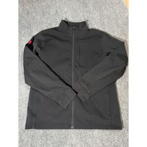 Lululemon Jacket Mens XL Black Full Zip Softshell Athletic Collared Running